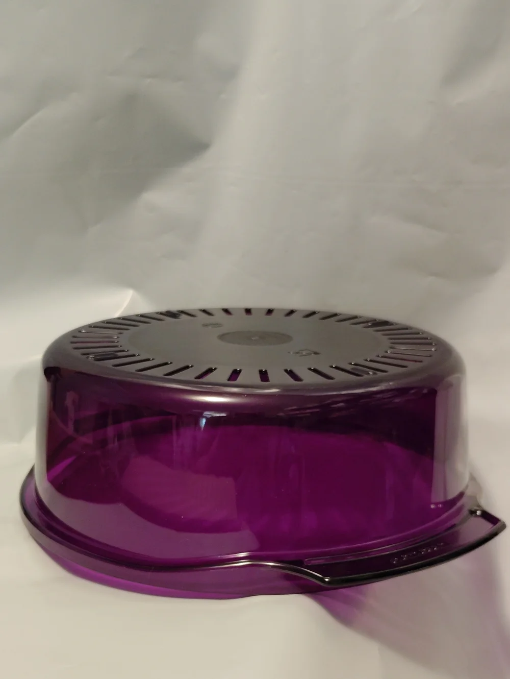 Tupperware TupperWave Stack Cooker Colander In Purple Or A Microwave Plate Cover